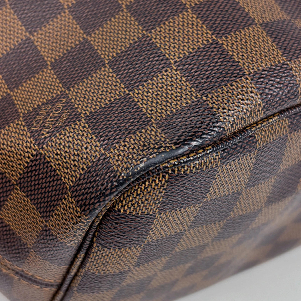 Louis Vuitton Neverfull Shoulder Bag Tote Damier Brown - Picture 3 of 7